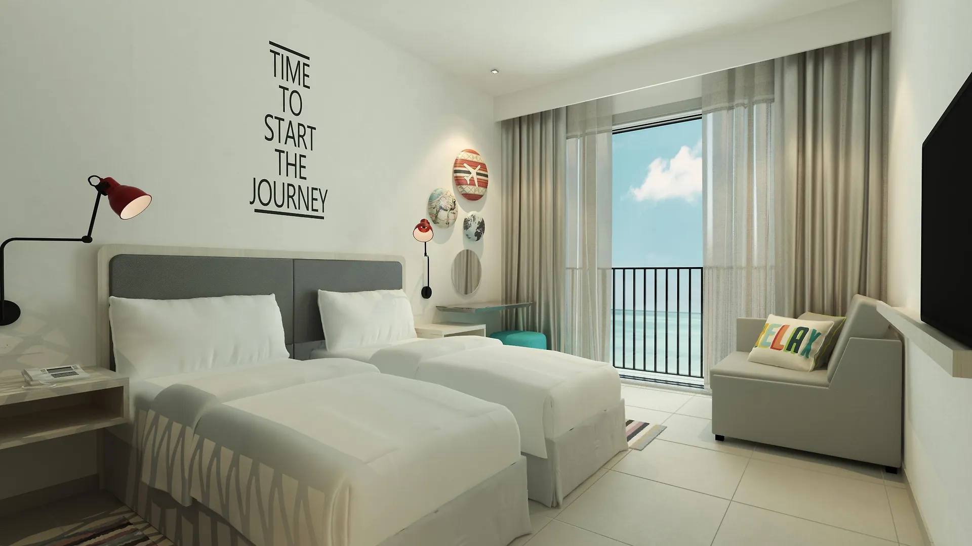 *** Hotel Rove La Mer Beach, Jumeirah Dubai United Arab Emirates